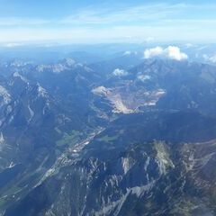 Flugwegposition um 11:40:13: Aufgenommen in der Nähe von Hieflau, 8920, Österreich in 3402 Meter